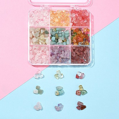 Ensembles de perles de pierres précieuses naturelles et synthétiques de style g 117