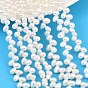 Natural Cultured Freshwater Pearl Beads Strands, Rice, Top Drilled, Grade 5A