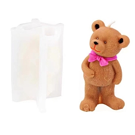 Bear DIY Silicone Candle Molds, for Scented Candle Making