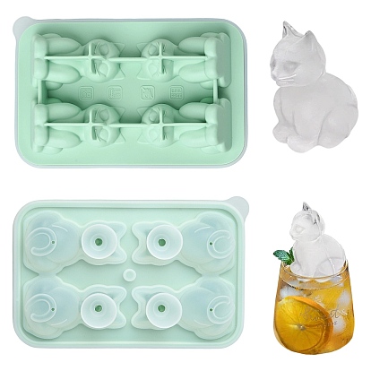 Cat Shape Silicone Ice Molds