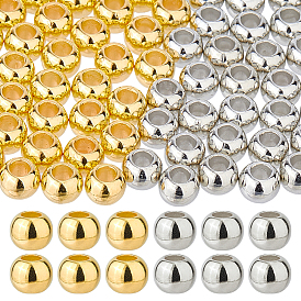 Resin & CCB European Beads, Large Hole Beads, Rondelle, Rondelle