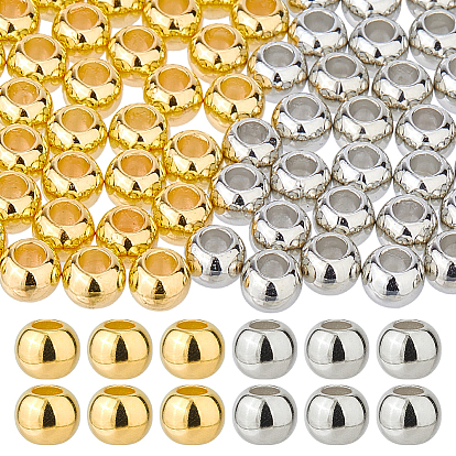 Resin & CCB European Beads, Large Hole Beads, Rondelle, Rondelle