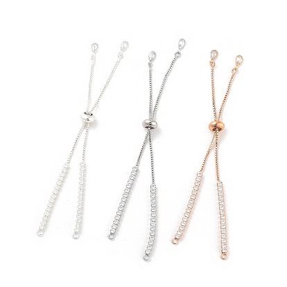 Изготовление браслета-слайдера из латуни с прозрачным кубическим цирконием