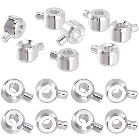 30 шт. латунные обжимные бусины, долговечный, колонка