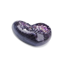 Heart Natural Drusy Amethyst Display Decorations, Raw Amethyst Cluster