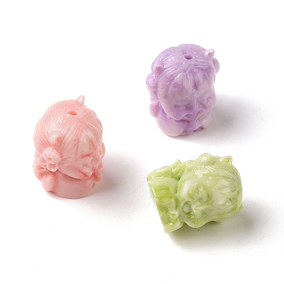 Opaque Epoxy Resin Beads, Baby