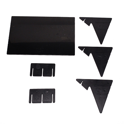 DIY Painting Kit, with PVC Sketchpad, Rectangle & Triangle PVC Painting Tools