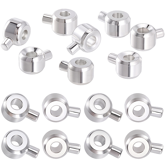 30 шт. латунные обжимные бусины, долговечный, колонка