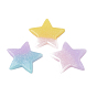 Harz Cabochons, mit Glitzerpulver, Nachahmung Gelee, Ton zwei, Stern