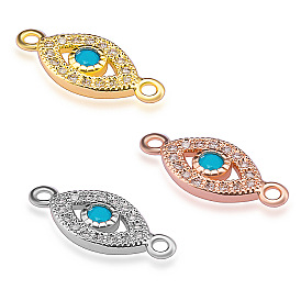 DIY Evil Eye CZ Connector eye Jewelry Bracelet Necklace Pendant Devil Eye Jewelry Accessories