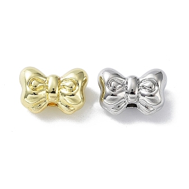 Rack Plating Alloy Beads, Bowknot