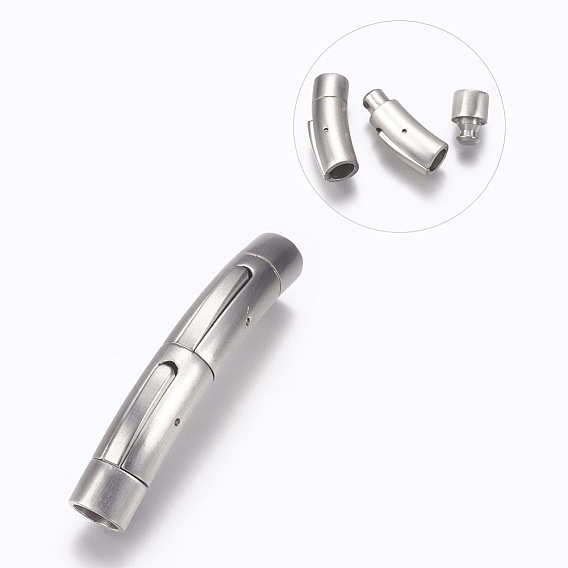 Штыковые застежками из нержавеющей стали, матовые