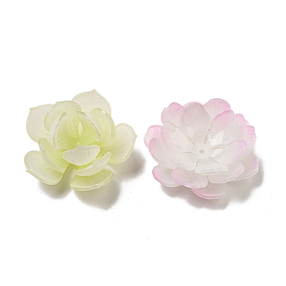 Термоусадочные пластиковые лепестковые колпачки для бусин, мульти-лепесток, цветок