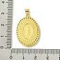 Real 18K Gold Plated Brass Micro Pave Clear Cubic Zirconia Pendants, with Shell, Virgin
