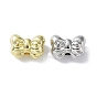 Rack Plating Alloy Beads, Bowknot