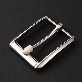 Stainless Steel Roller Buckles, 1 Piece Pin Buckle for Men DIY Belt Accessories, Rectangle