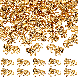 60 шт. Подвески из сплава в тибетском стиле, лев прелести