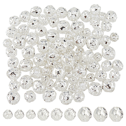 90 шт. 3 стили долговечные полые латунные бусины с покрытием, филигранные бусы