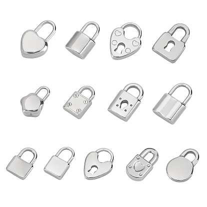 Pendentifs en acier inoxydable, verrouiller