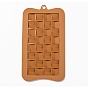Chocolate Food Grade Silicone Molds, Rectangle with Triangle Pattern, Resin Casting Molds, Epoxy Resin Craft Making