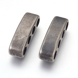 304 Stainless Steel Shackles Clasps Findings, For Adjustable Ahackle Alasp Making, Four holes