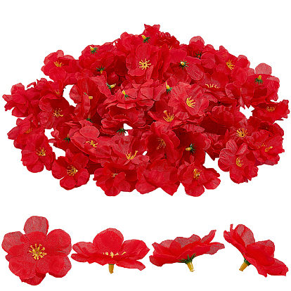 100шт. искусственных цветочных головок из ткани, для свадебного прохода центральные столовые конфетти вечерние сувениры украшения дома