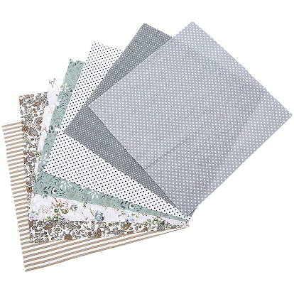 7 простыни хлопчатобумажные ткани, для пэчворка, шить ткани для пэчворка, площадь с цветочным узором