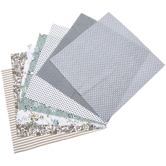 7 простыни хлопчатобумажные ткани, для пэчворка, шить ткани для пэчворка, площадь с цветочным узором