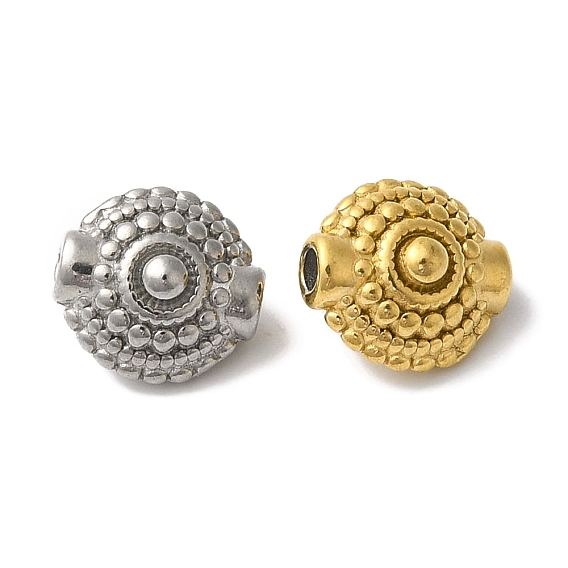 304 из нержавеющей стали бусы, плоско-круглые