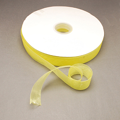 Ruban d'organza de nylon, 3/4 pouces (19~20 mm), 200yards / roll (182.88m / roll)