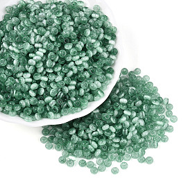 Бисер из стекла , имитация шарики глаза кота, рондель