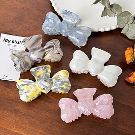 Cellulose Acetate Claw Hair Clips, Hair Accessories for Women & Girls, Bowknot