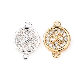 Латунные микропрозрачные кубические циркониевые соединения, плоско-круглые