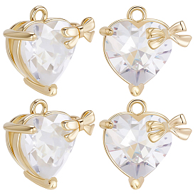 6 кулоны из латуни с микрочастицами и кубическим цирконием., капля/сердце амулеты