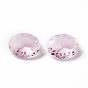 Glass Rhinestone Cabochons, Pointed Back, Oval