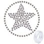 100 DIY-Sets zum Basteln von Stretch-Armbändern mit Seestern-Perlen, einschließlich tibetanischer Legierungsperlen und elastischem Faden