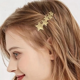 Metal Alligator Hair Clips, Hair Accessories for Woman Girls, Golden