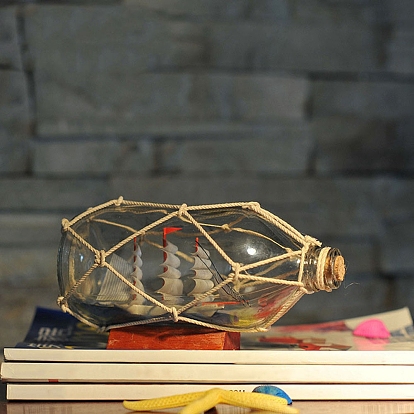 Glass Display Decorations, Home Decoration, Bottle with Ship
