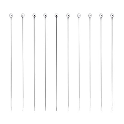 925 Sterling Silver Ball Head Pins