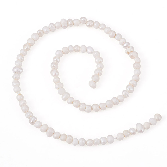 1 нити натуральных культивированных пресноводных жемчужных бусин, картофель, класс 2