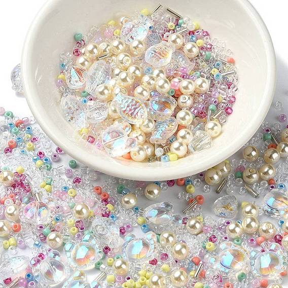 Стеклянные бусины смешанных стилей, разнообразные