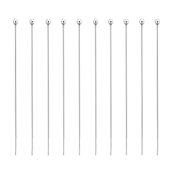 925 Sterling Silver Ball Head Pins