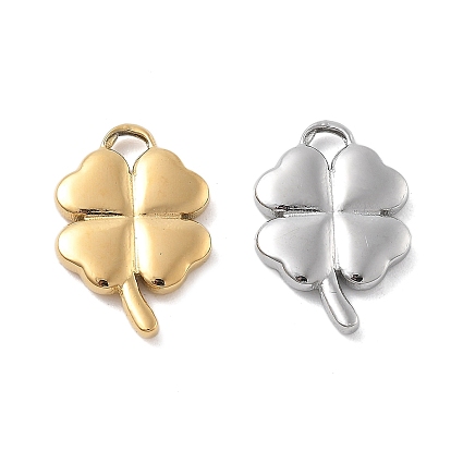 304 подвески из нержавеющей стали, клевер очарование, ионное покрытие (ip)