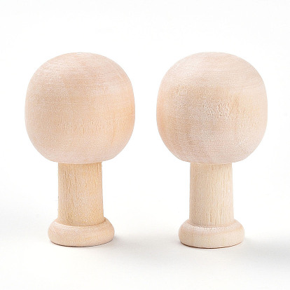 Незаконченные деревянные грибные украшения, для художественного и ремесленного искусства, декорирование проектов, украшения для дома