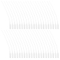 200Pcs Micro-Tips Plastic Glue Bottle Tips Glue Extender Precision Applicator for Crafting, Lab Dispensing, Adhesive Dispensers, White