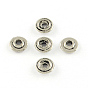 Плоские круглые тибетском стиле сплава шариков прокладки, без кадмия и без свинца, 6x2 мм, отверстие : 1.5 мм