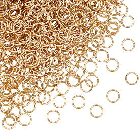 500 шт. 304 открытые соединительные кольца из нержавеющей стали, круглые кольца