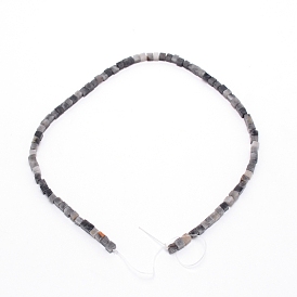 Natural Eagle Eye Stone Beads Strands, Cube