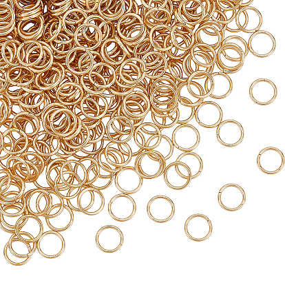 500 шт. 304 открытые соединительные кольца из нержавеющей стали, круглые кольца