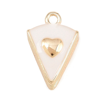 Латунные эмалевые подвески на день рождения, торт прелести, долговечный, стойки покрытие, без свинца и без кадмия